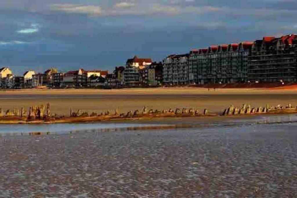 Face A La Mer, Appartement Rdc Bray Dunes 외부 사진